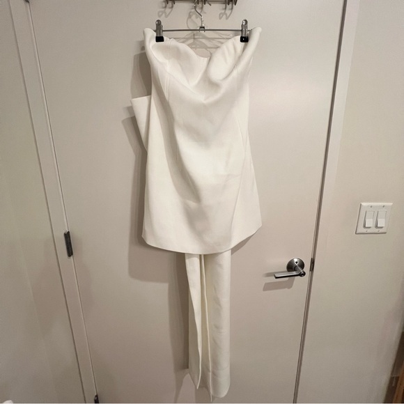 NWT Meshki Meredith Bow Mini Dress - Picture 4 of 9